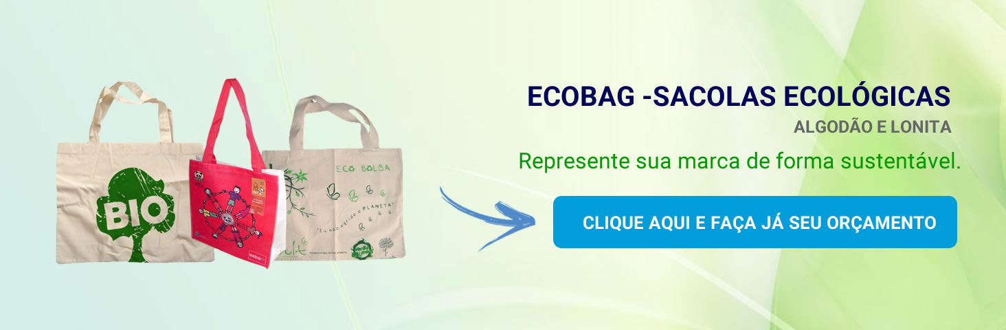 banner embalagem ecológica personalizada